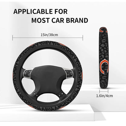 Chicago Bears Printed elastic steering wheel cover car anti-skid cover