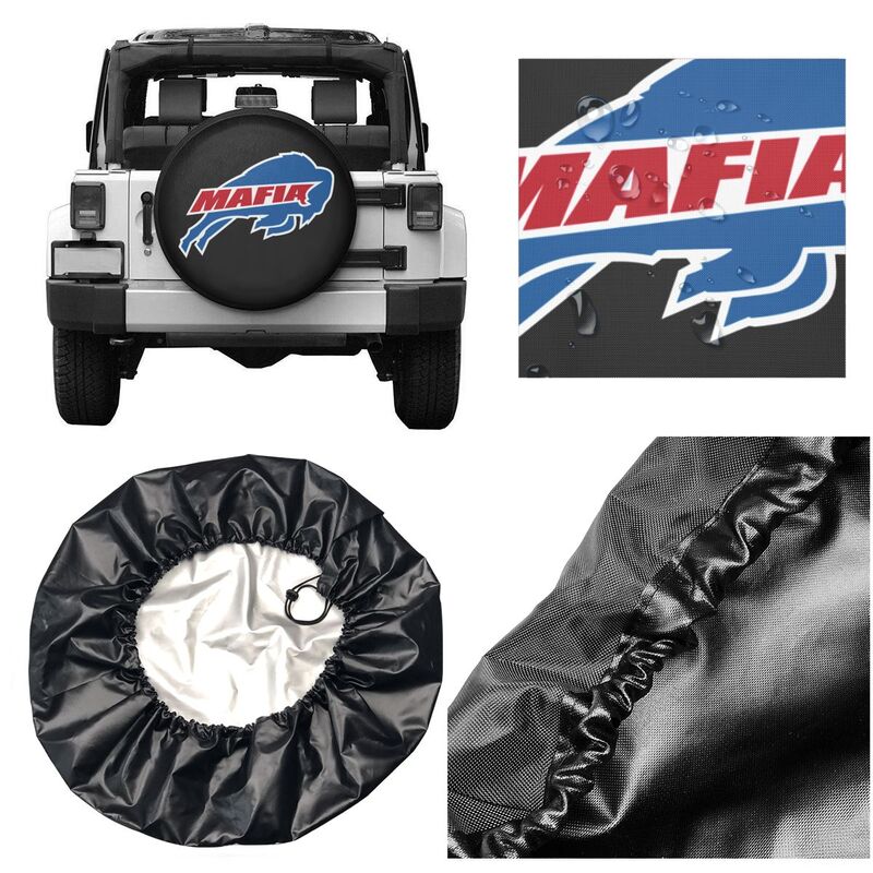 Buffalo Bills Printing tire protection cover car sun protection tire protection covers