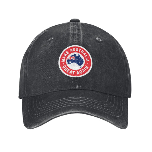 Make Australia Great Again Sticker Printed unisex baseball cap adjustable cap outdoor sun hats trucker hat