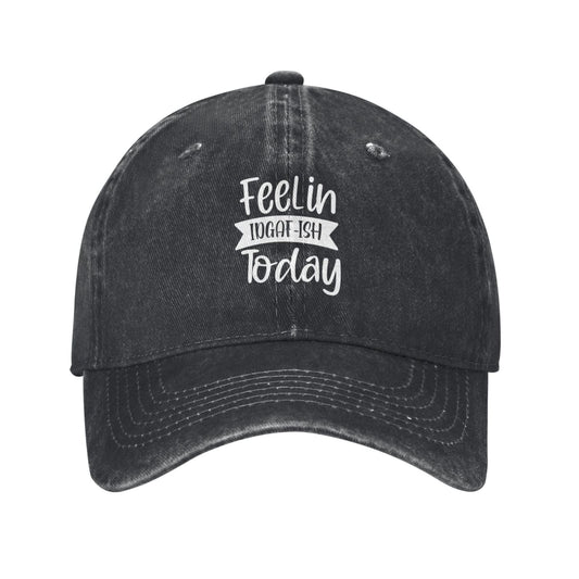 Feelin Idgaf Today Printed unisex baseball cap adjustable cap outdoor sun hats trucker hat