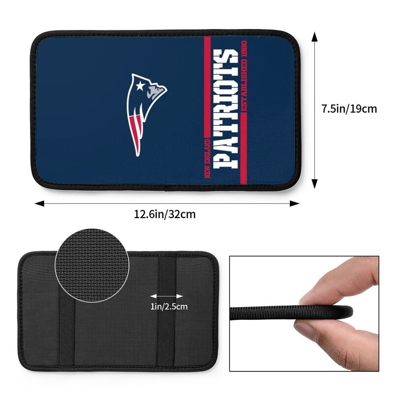 New England Patriots Printed car armrest box pad Protective pad