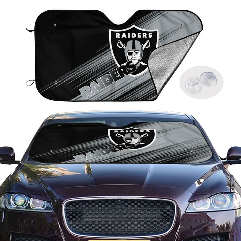 Las Vegas Raiders Print car windshield sunshade panel car windshield sunshade cover multiple sizes