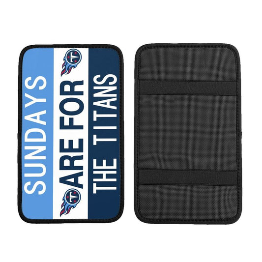 Tennessee Titans Personalized printed car armrest cover Car handrail box cushion