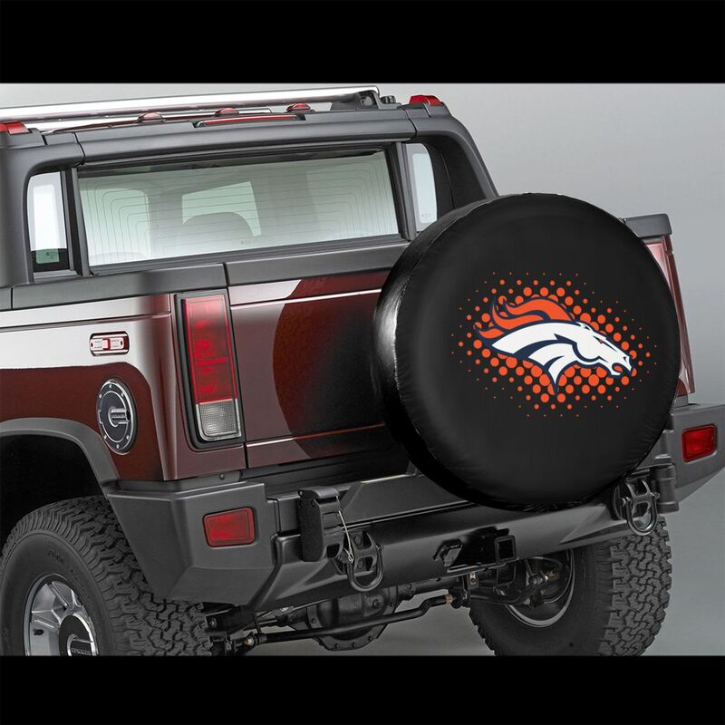 Denver Broncos Printing tire protection cover car sun protection tire protection cover
