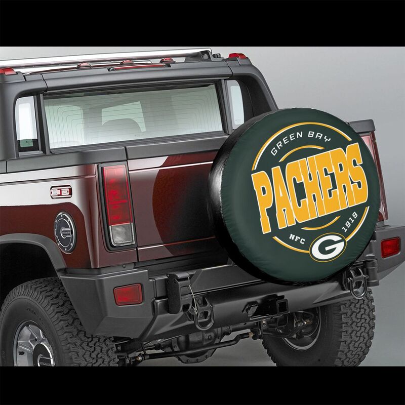 Green Bay Packers 3 Printed tire protection cover car spare tire dust protection cover