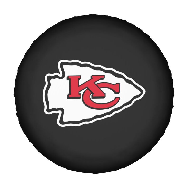 Kansas City Chiefs car dustproof sunscreen tyre protective cover Tyre protective cover