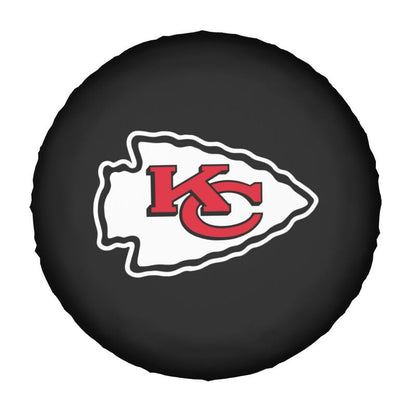 Kansas City Chiefs car dustproof sunscreen tyre protective cover Tyre protective cover