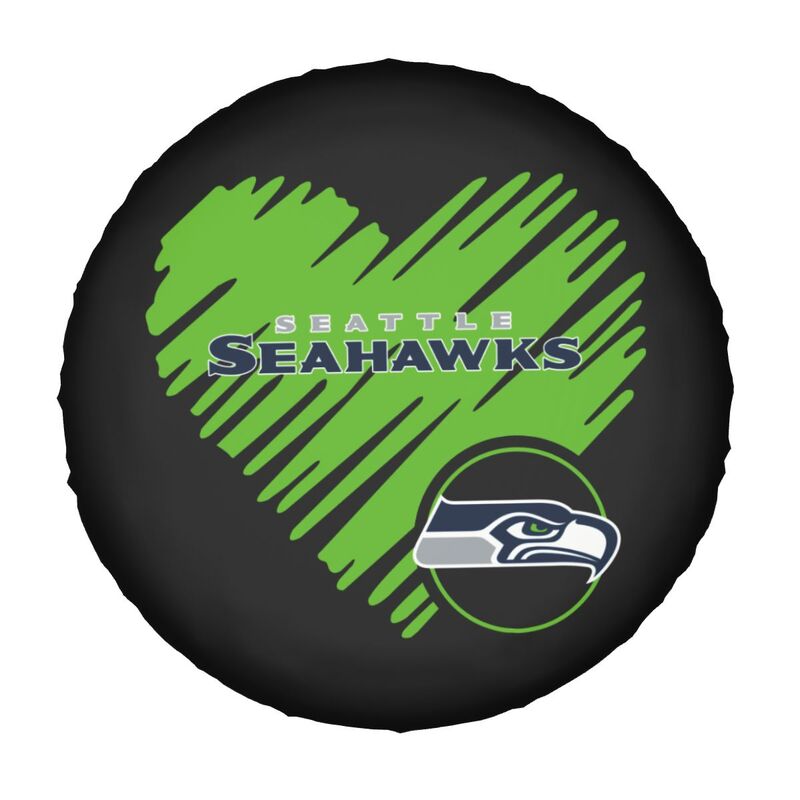 Seattle Seahawks Printed car spare tire dust protection cover tire protection cover