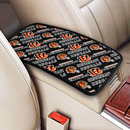 Cincinnati Bengals Printing car armrest box protective pad