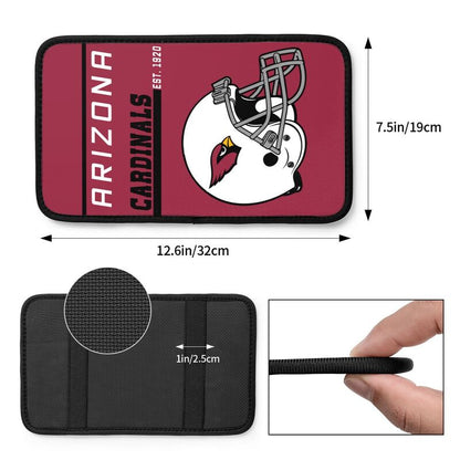 Arizona Cardinals Print car armrest box cushion armrest protective cover