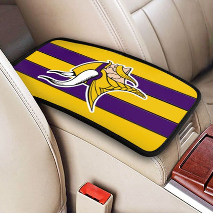 Minnesota Vikings Printed car center armrest box pad anti slip pad