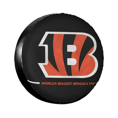 Cincinnati Bengals car dustproof sunscreen tyre protective cover Tyre protective cover