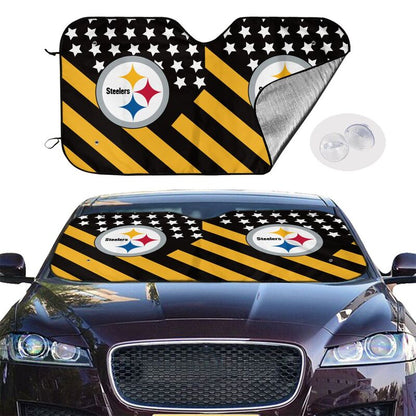 Pittsburgh Steelers 2 Printing Car windshield sunshades is suitable front windshield sunshades