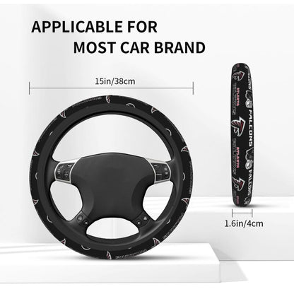 Atlanta Falcons Printed car protective cover elastic steering wheel cover
