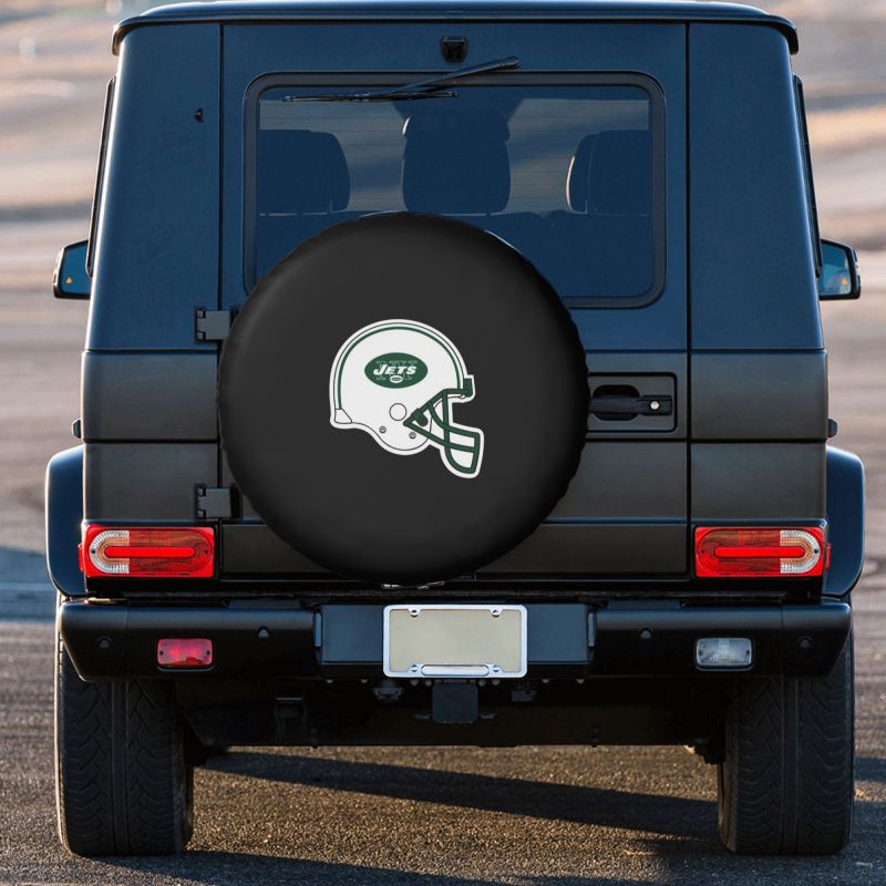 New York Jets 3 Car tire protective cover waterproof and dustproof tire cover
