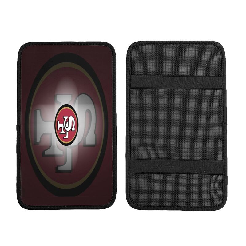 Car armrest box pad San Francisco 49ers Printed center armrest box pad protective pad