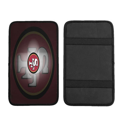 Car armrest box pad San Francisco 49ers Printed center armrest box pad protective pad