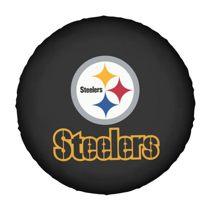 Pittsburgh Steelers 2 car dustproof sunscreen tyre protective cover Tyre protective cover