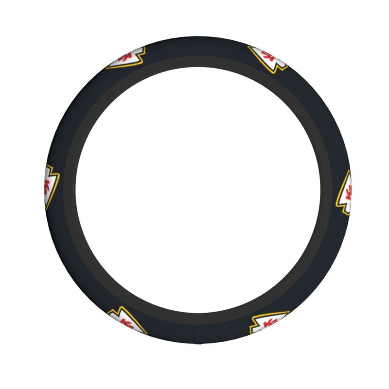 Kansas City Chiefs Printed breathable elastic steering wheel cover