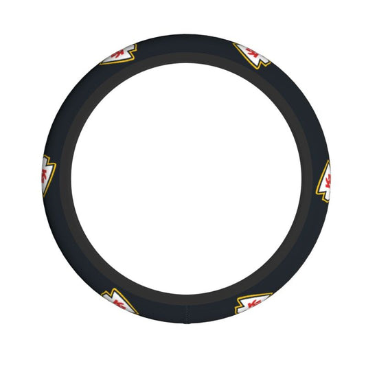 Kansas City Chiefs Printed breathable elastic steering wheel cover