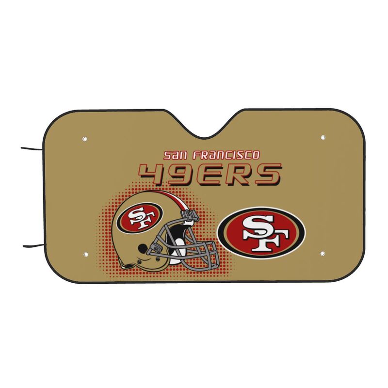 San Francisco 49ers Printing Car windshield sunshades is suitable car front windshield sunshades