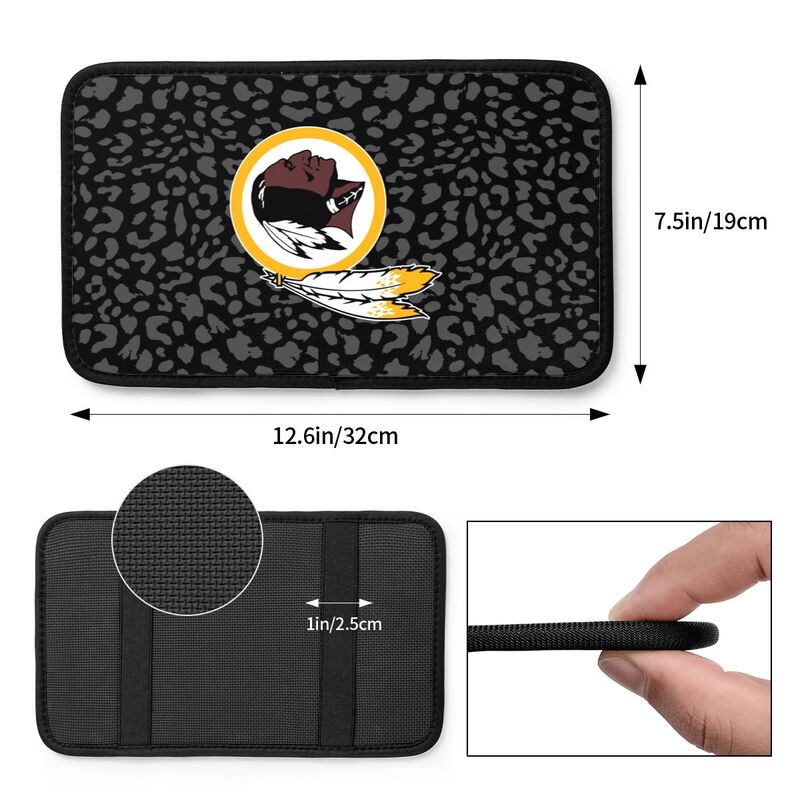 Washington Redskins printed Car handrail box cushion Personalized car armrest cover