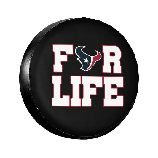 Houston Texans Printing tire protection cover car spare tire dust protection cover