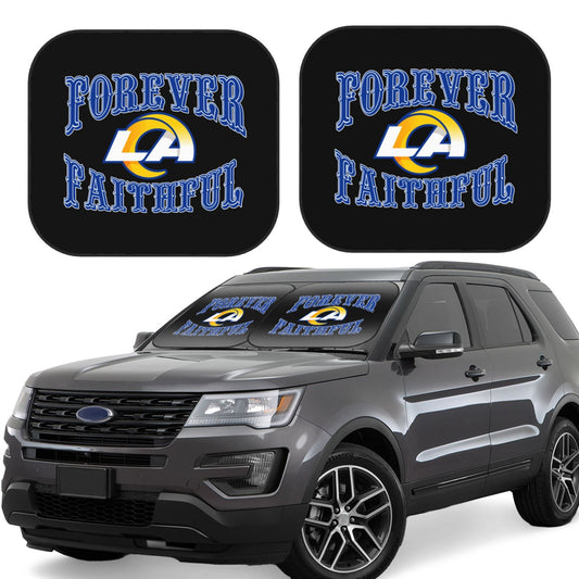 Los Angeles Rams Car front windshield sunshade UV resistant sunshade foldable