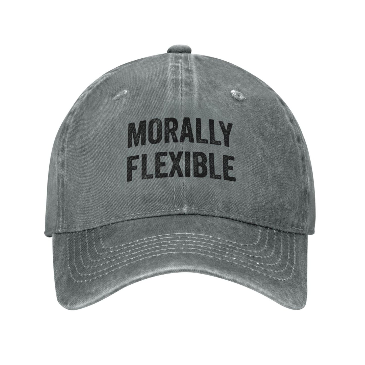 MORALLY FLEXIBLE Printing unisex baseball cap adjustable hats Outdoor leisure hat trucker cap