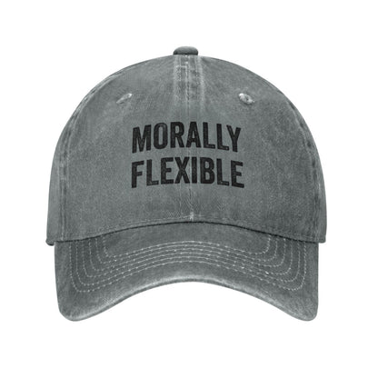MORALLY FLEXIBLE Printing unisex baseball cap adjustable hats Outdoor leisure hat trucker cap