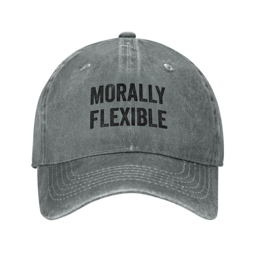 MORALLY FLEXIBLE Printing unisex baseball cap adjustable hats Outdoor leisure hat trucker cap