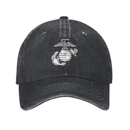Eagle Globeand Anchor Printed unisex baseball cap adjustable cap veteran gift