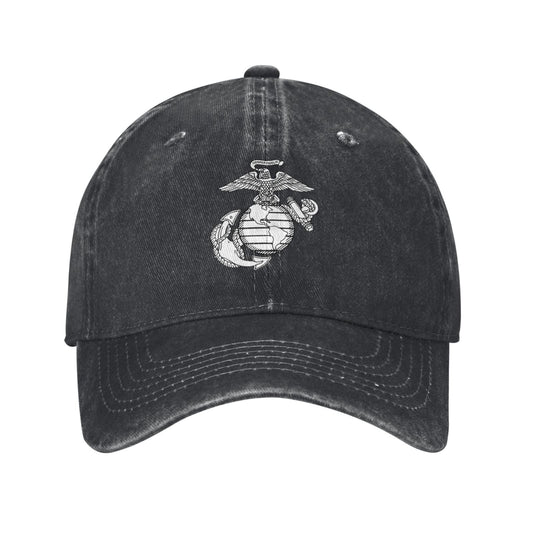 Eagle Globeand Anchor Printed unisex baseball cap adjustable cap veteran gift