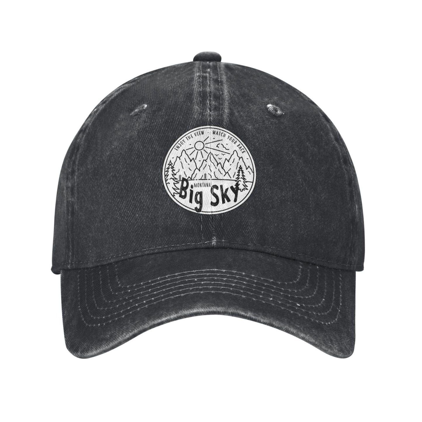 Big Sky Printed unisex baseball cap adjustable cap outdoor sun hats trucker hat