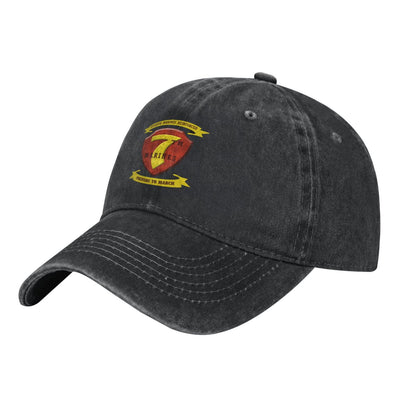 USMC-7th Marine Regiment New Printed unisex baseball cap adjustable cap veteran gift