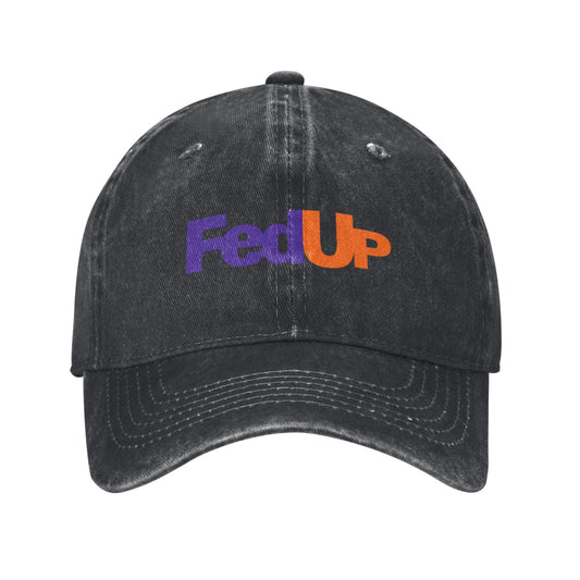 Fed Up Printed unisex baseball cap adjustable cap outdoor sun hats trucker hat