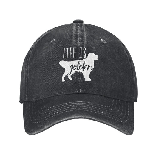 Life Is Golden Printed unisex baseball cap adjustable cap outdoor hats trucker gift hat