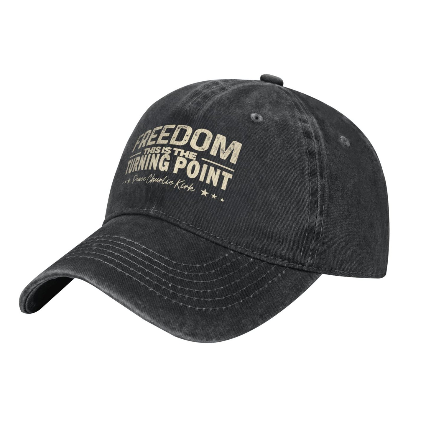Freedom This Is The Turning Point Printed unisex baseball cap outdoor hats adjustable cap trucker gift hat
