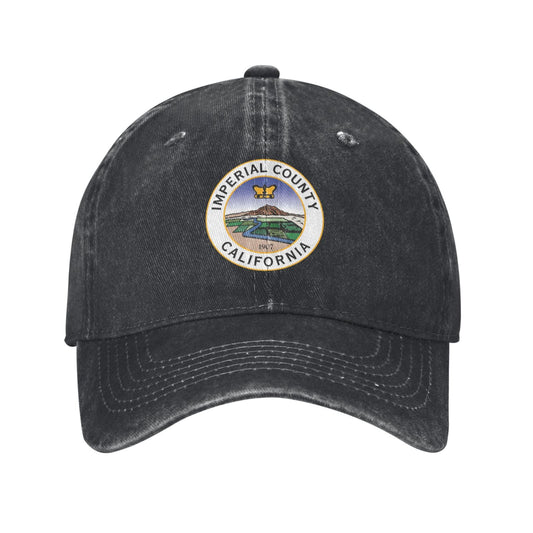 Imperial County California Printed unisex baseball cap adjustable cap outdoor sun hats trucker hat