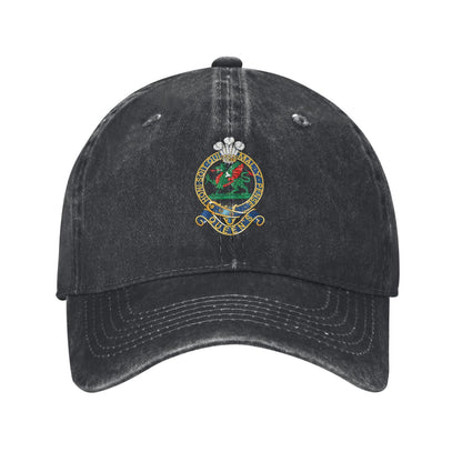 The Queen's Regiment Printed unisex baseball cap adjustable cap outdoor trucker hat veterans Gifts