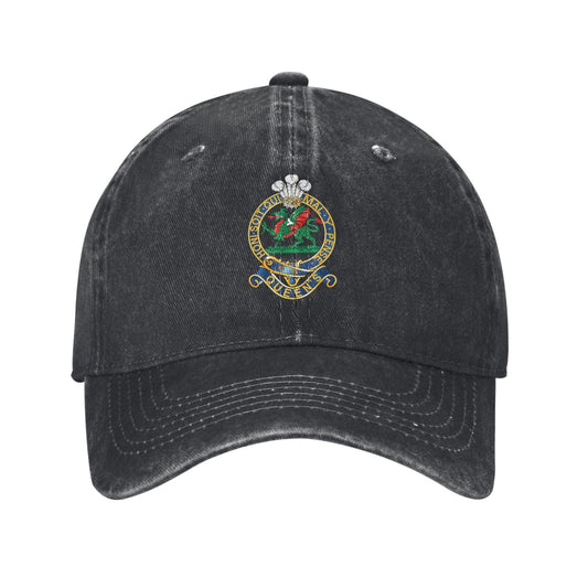 The Queen's Regiment Printed unisex baseball cap adjustable cap outdoor trucker hat veterans Gifts