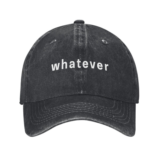 Whatever Printed unisex baseball cap adjustable cap outdoor trucker hat veterans Gifts