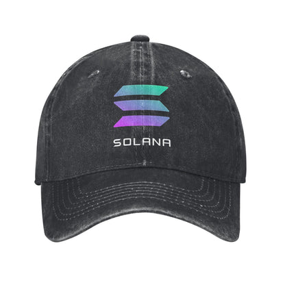 SOLANA Print Printed unisex baseball cap adjustable cap outdoor sun hats trucker hat