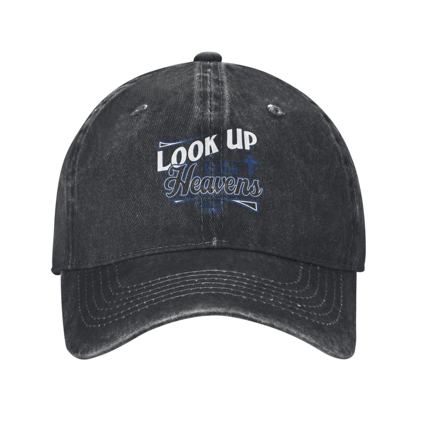Look To Heaven Christian STRONG Printed unisex baseball cap adjustable cap outdoor hats trucker gift hat