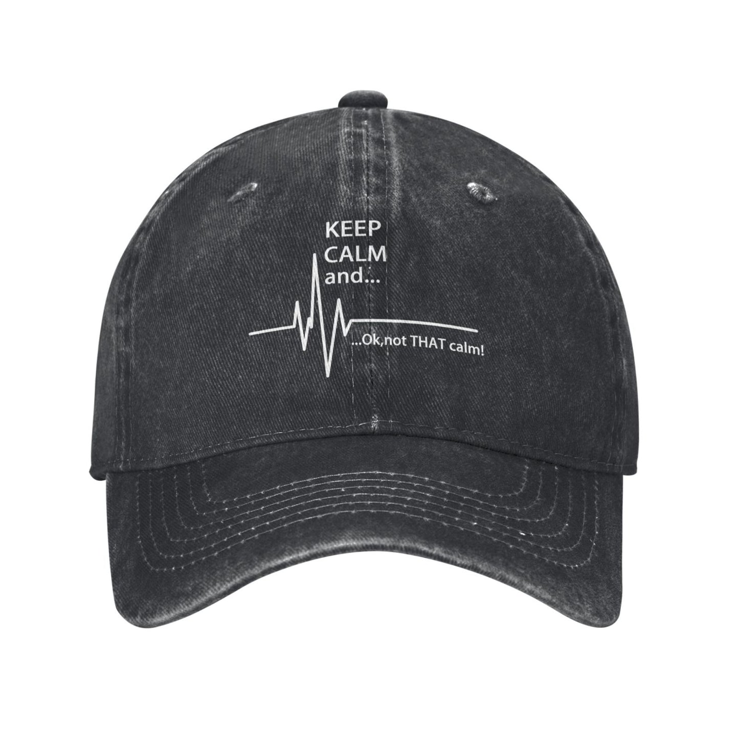 KEEP CALM And... Ok Not THAT Calm! Printed unisex baseball cap adjustable cap outdoor hats trucker gift hat