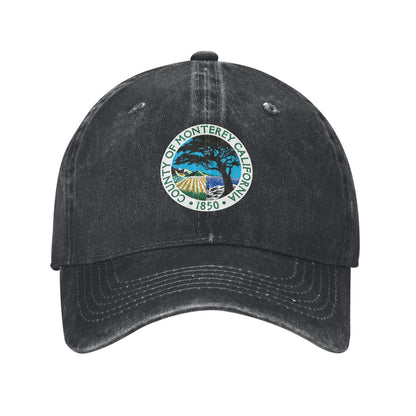 COUNTY OF MONTEREY CALIFORNIA Printed unisex baseball cap adjustable cap outdoor sun hats trucker hat