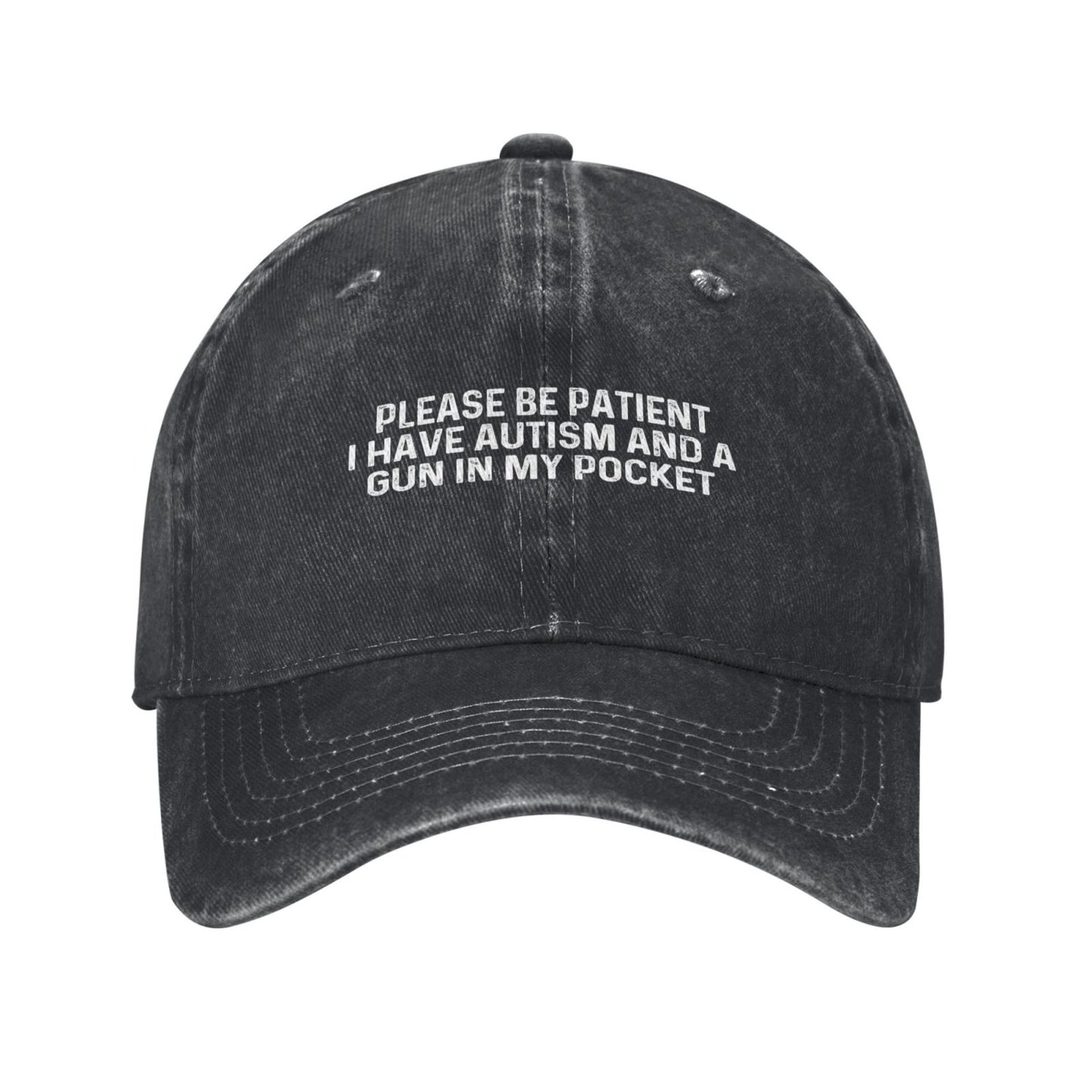 Please Be Patients I Have Autism Printed unisex baseball cap adjustable cap outdoor sun hats trucker hat