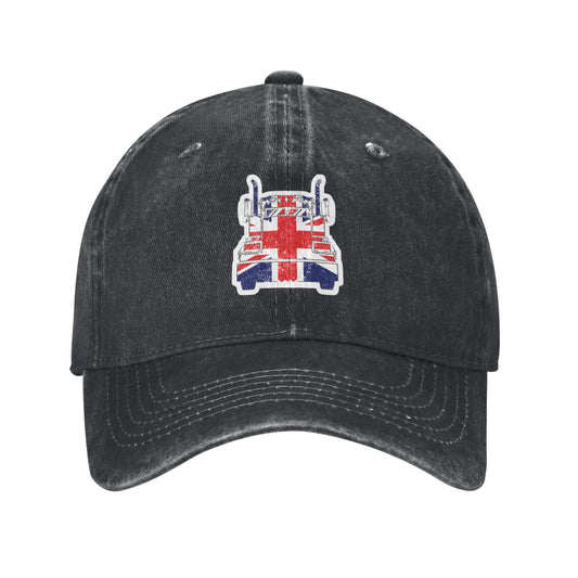 British Trucker United Kingdom Union Jack Flag Printed unisex baseball cap adjustable cap outdoor sun hats trucker hat
