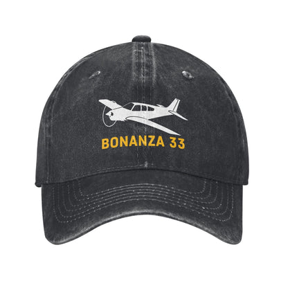 Bonanza 33 Printing unisex baseball cap adjustable hats Outdoor leisure hat veteran gift