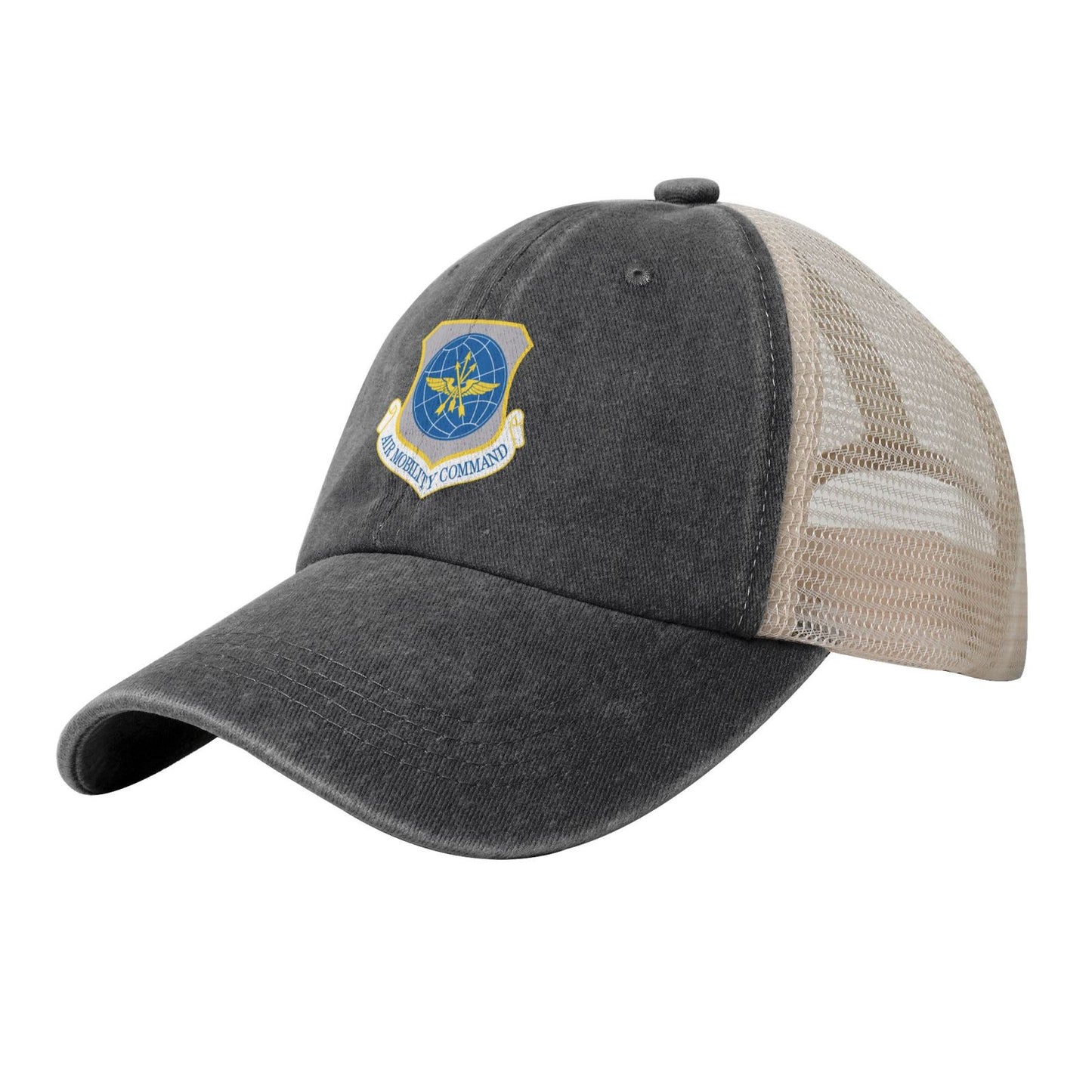 Air Mobility Command Printed unisex baseball cap adjustable grid baseball cap veteran gift